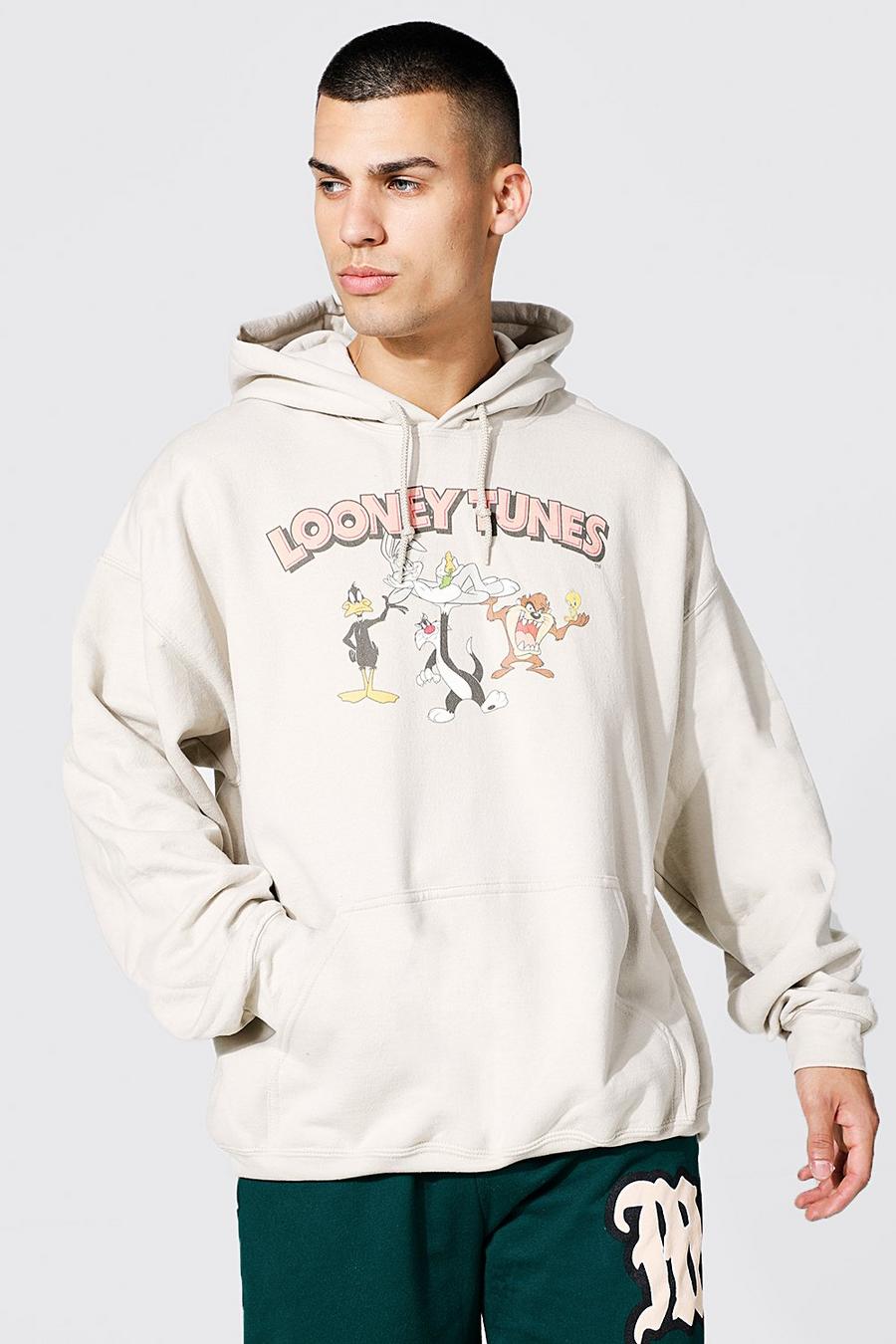 Sweat à capuche oversize Looney Tunes, Sand image number 1