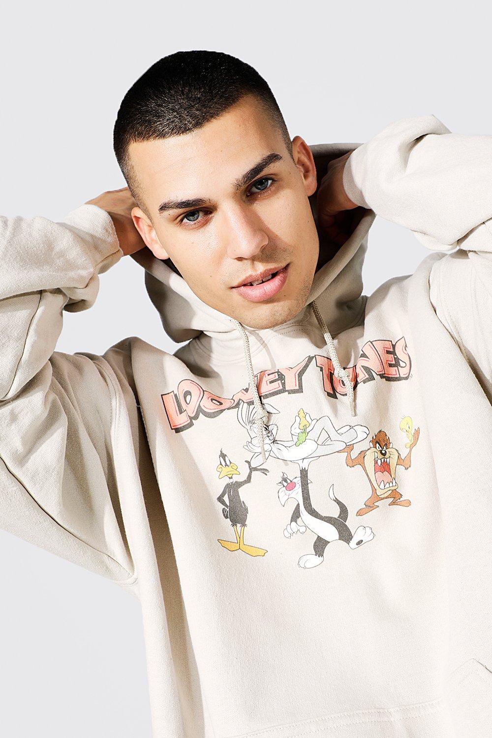 Oversized Varsity Bugs Bunny License Sweatshirt