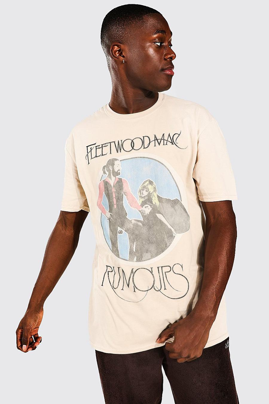 Sand Oversized Fleetwood Mac License T-shirt image number 1