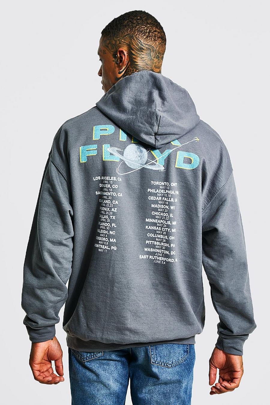 Charcoal Pink Floyd Oversize hoodie image number 1