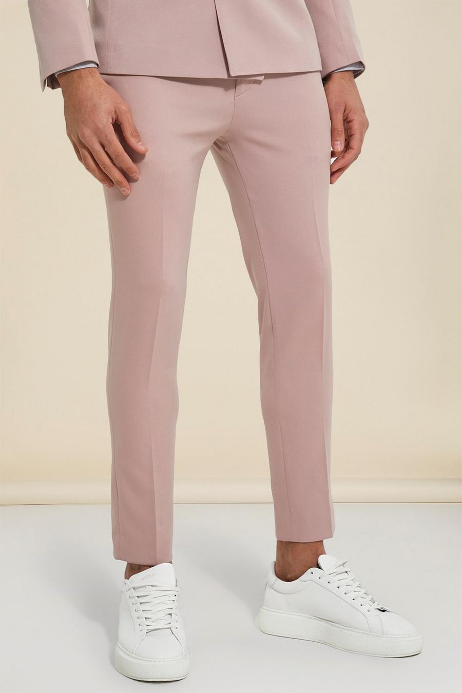 Nude Super Skinny Suit Trousers image number 1