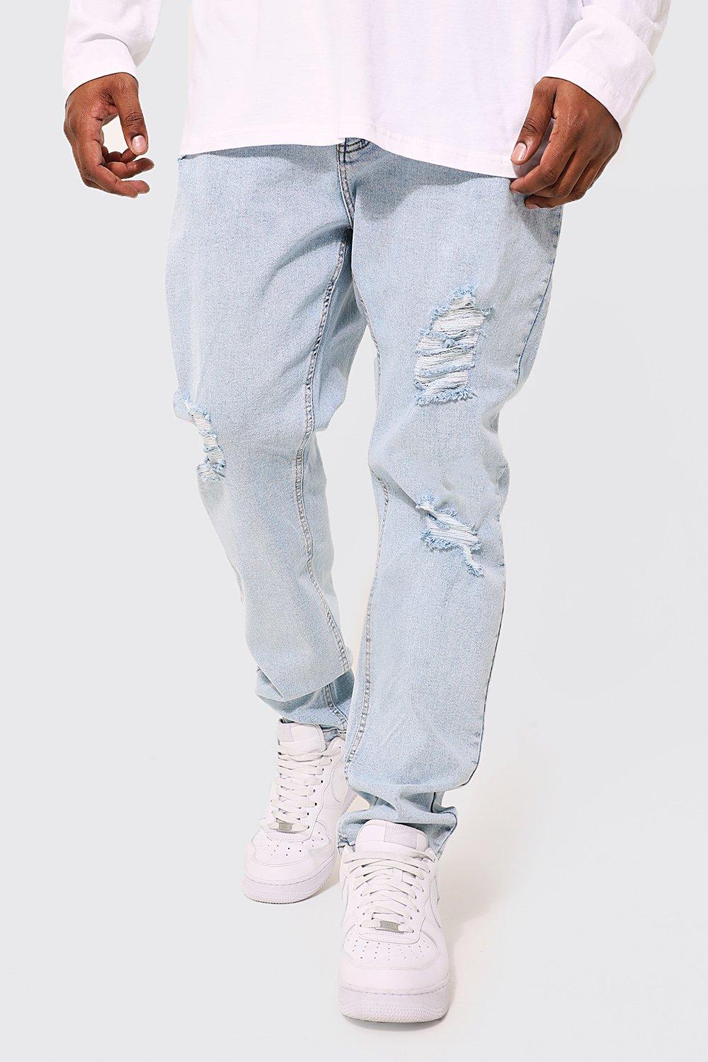 mens big and tall ripped jeans