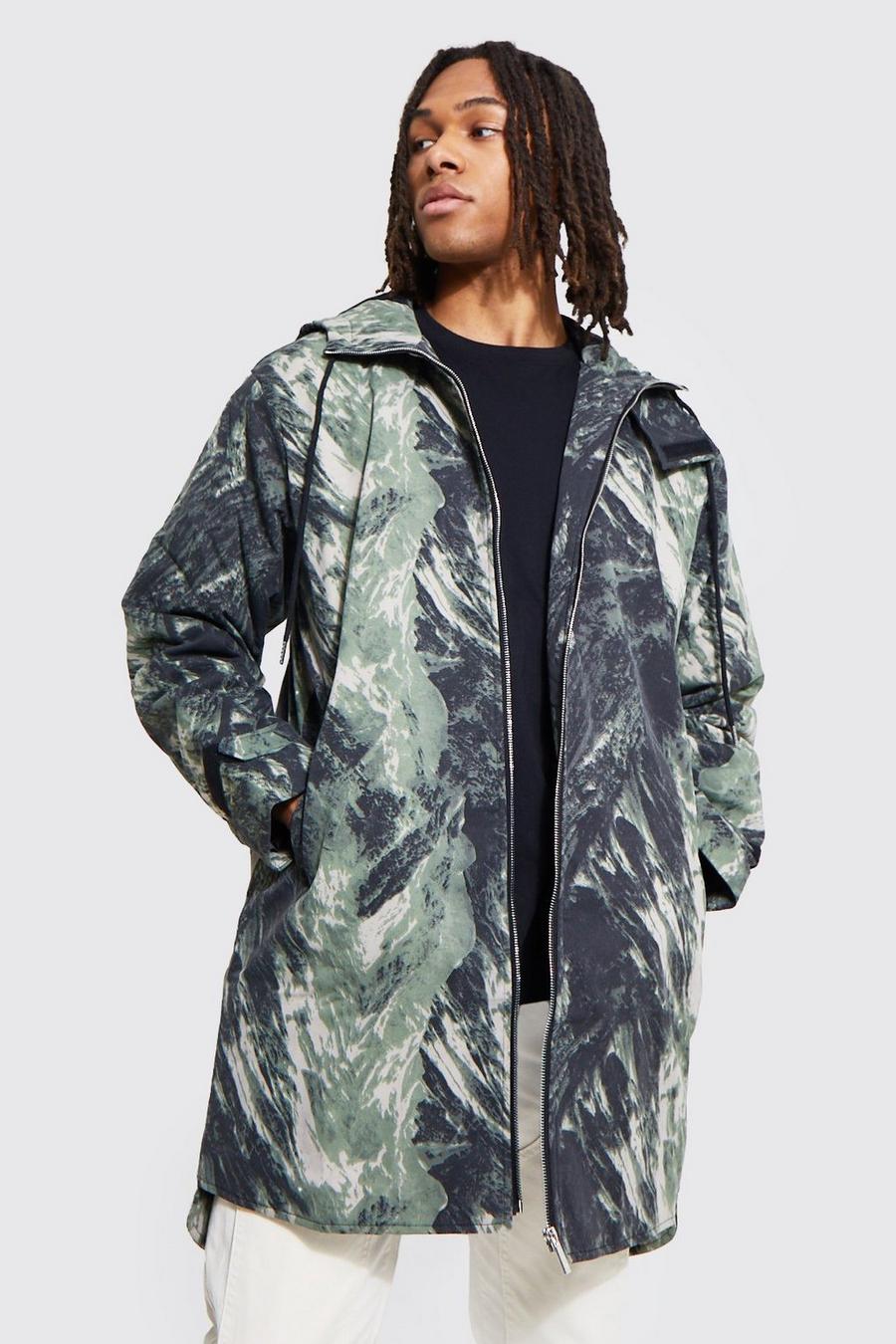 Quilted Lined Camo Field Parka image number 1