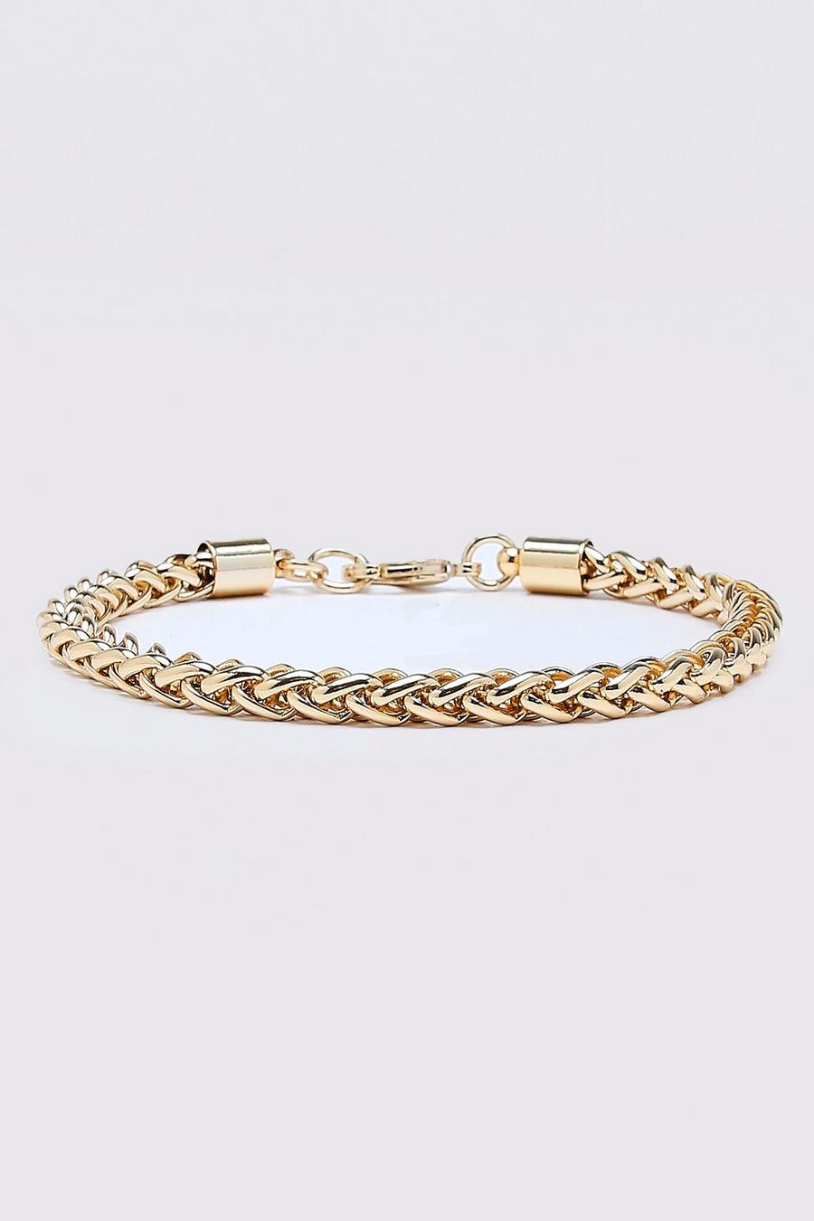 Gold metallic Rope Chain Bracelet