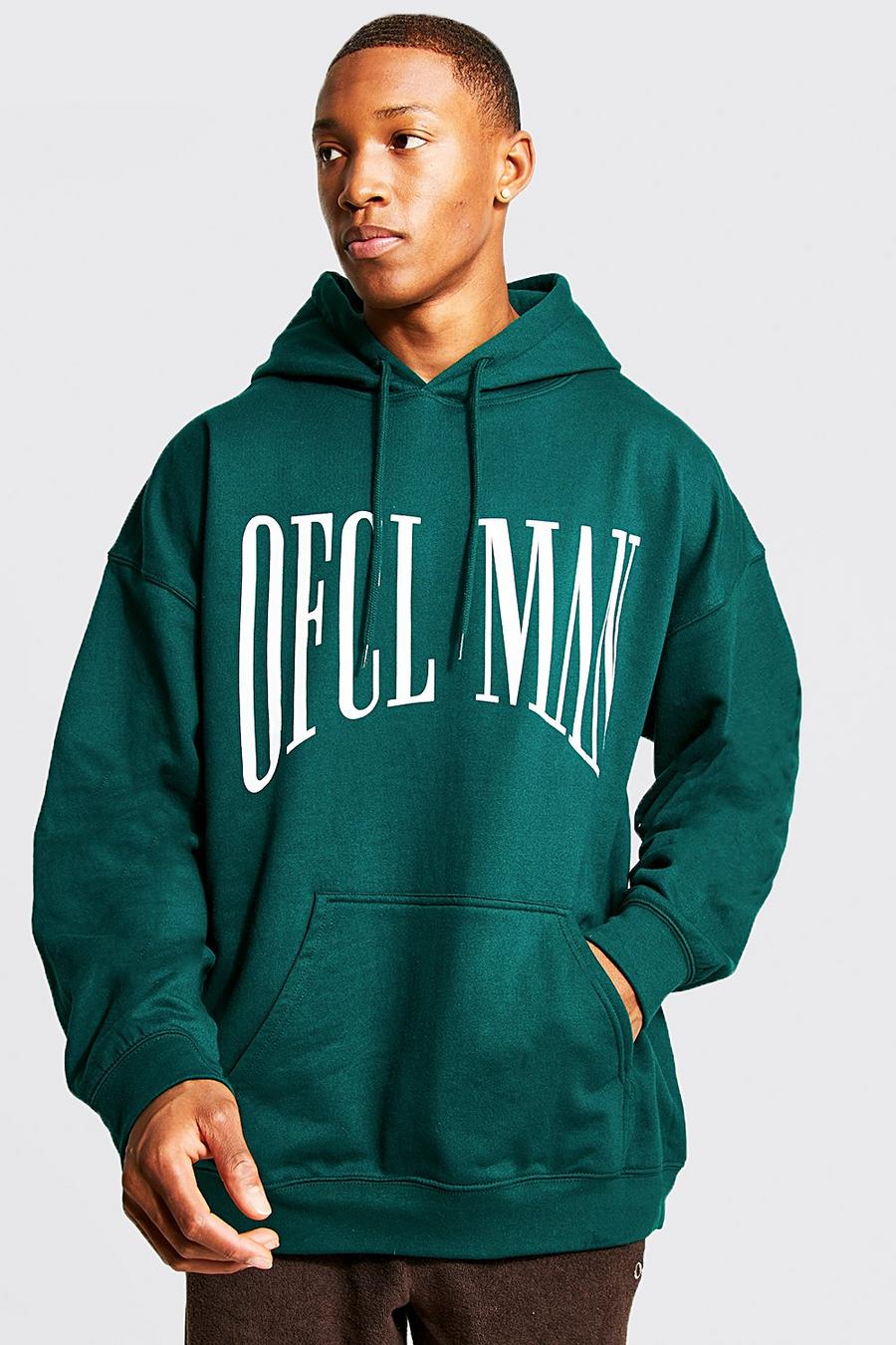 Forest Oversized Ofcl Man Hoodie image number 1