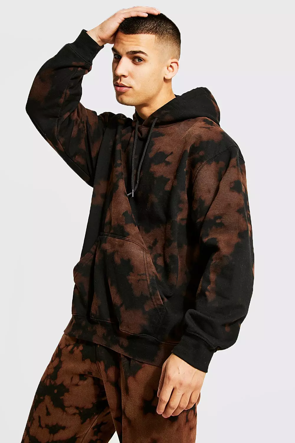 Oversized tie hot sale dye hoodie