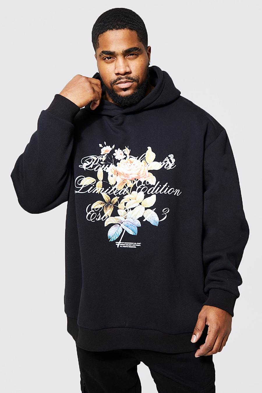 Black Plus Limited Bloemen Hoodie image number 1