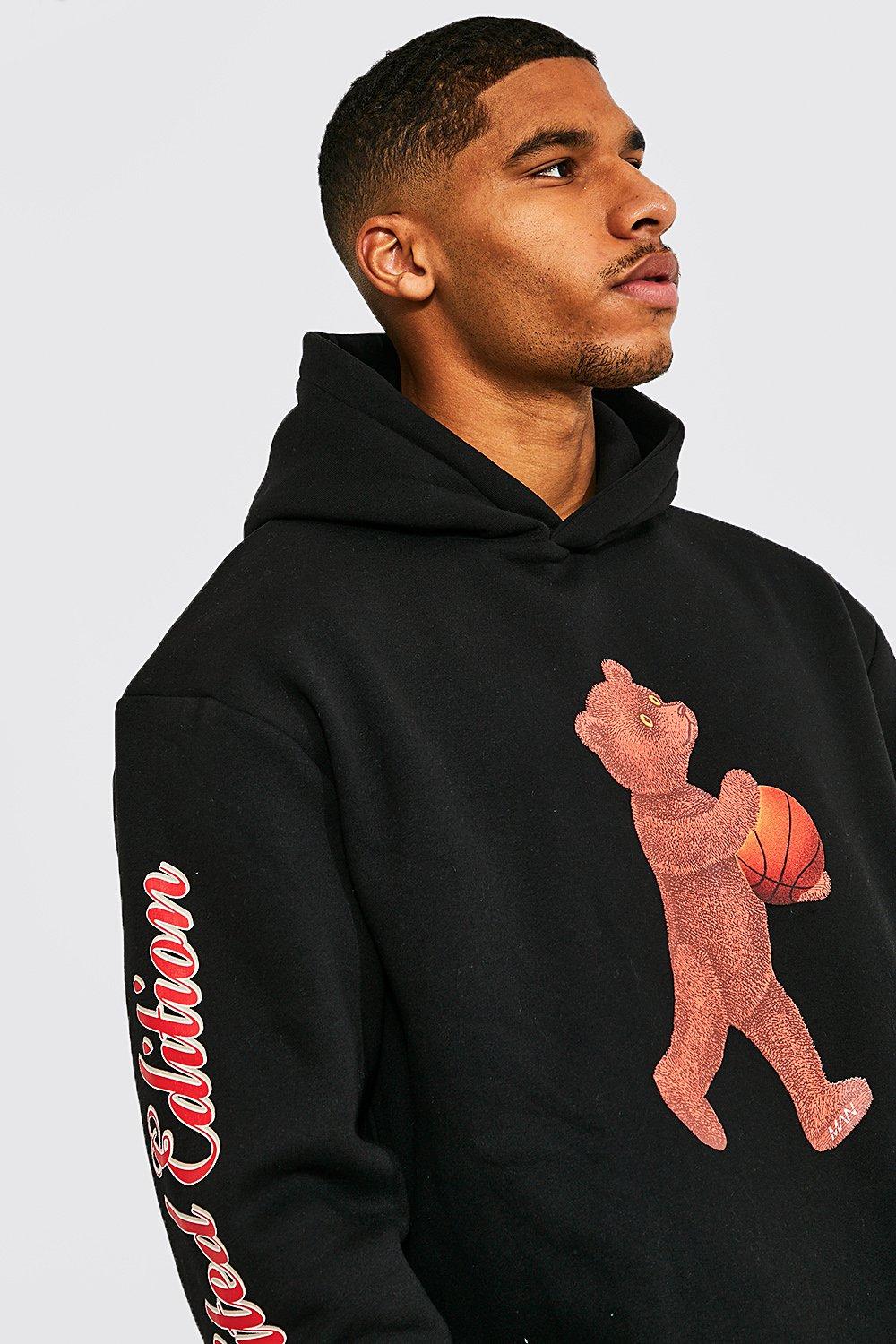 Felpa orsetto uomo deals