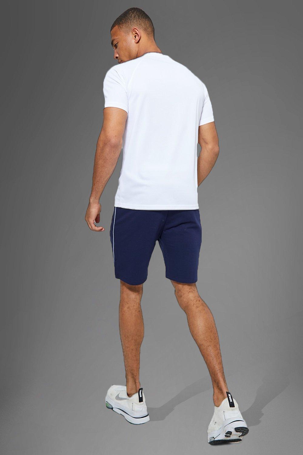 Mid length shop running shorts