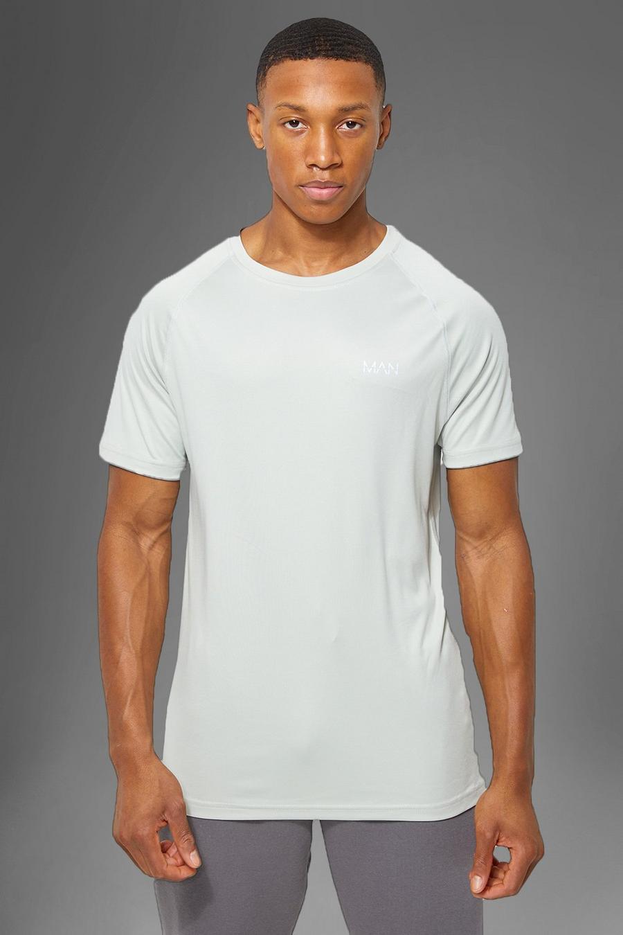 Grey Man Active Gym Raglan T-Shirt image number 1