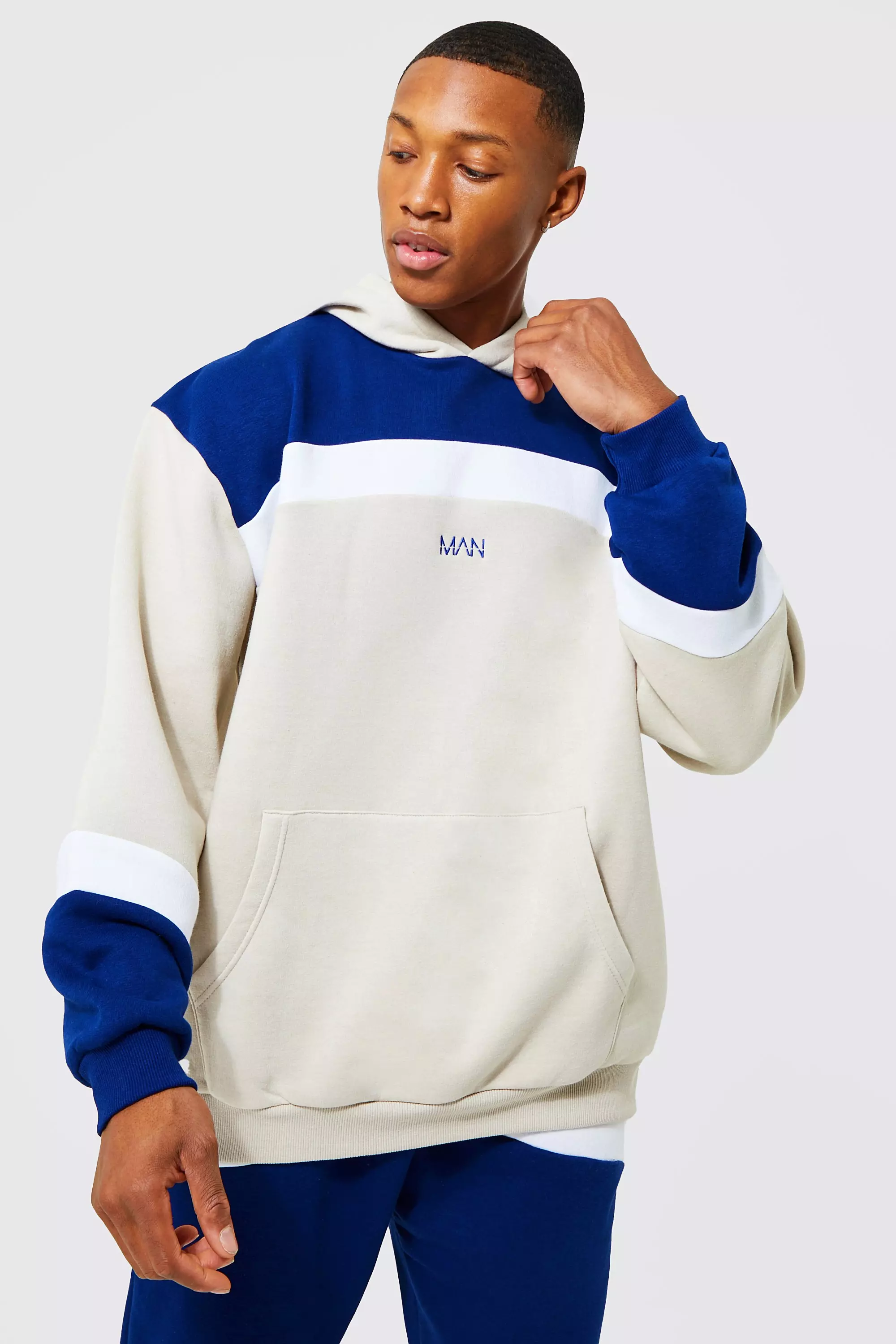 Fila colour store block hoodie