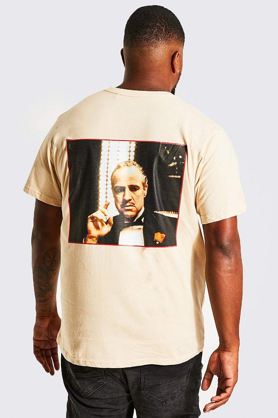 Sand Plus Godfather Front And Back License T-shirt image number 1