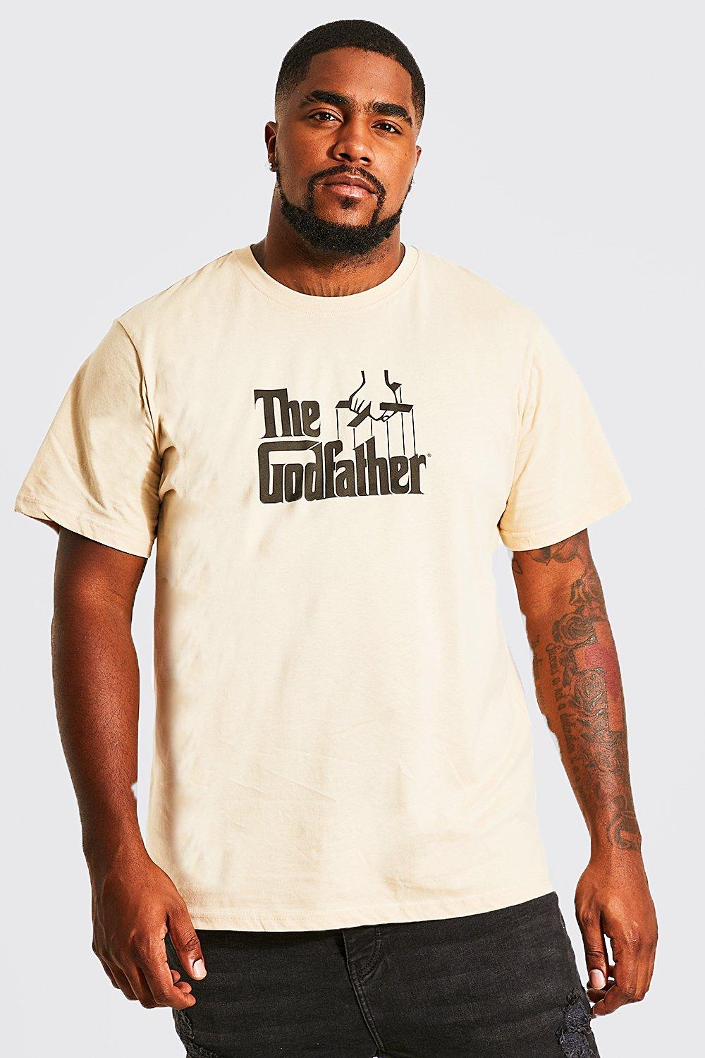 Plus Godfather Front And Back License T shirt boohoo DK