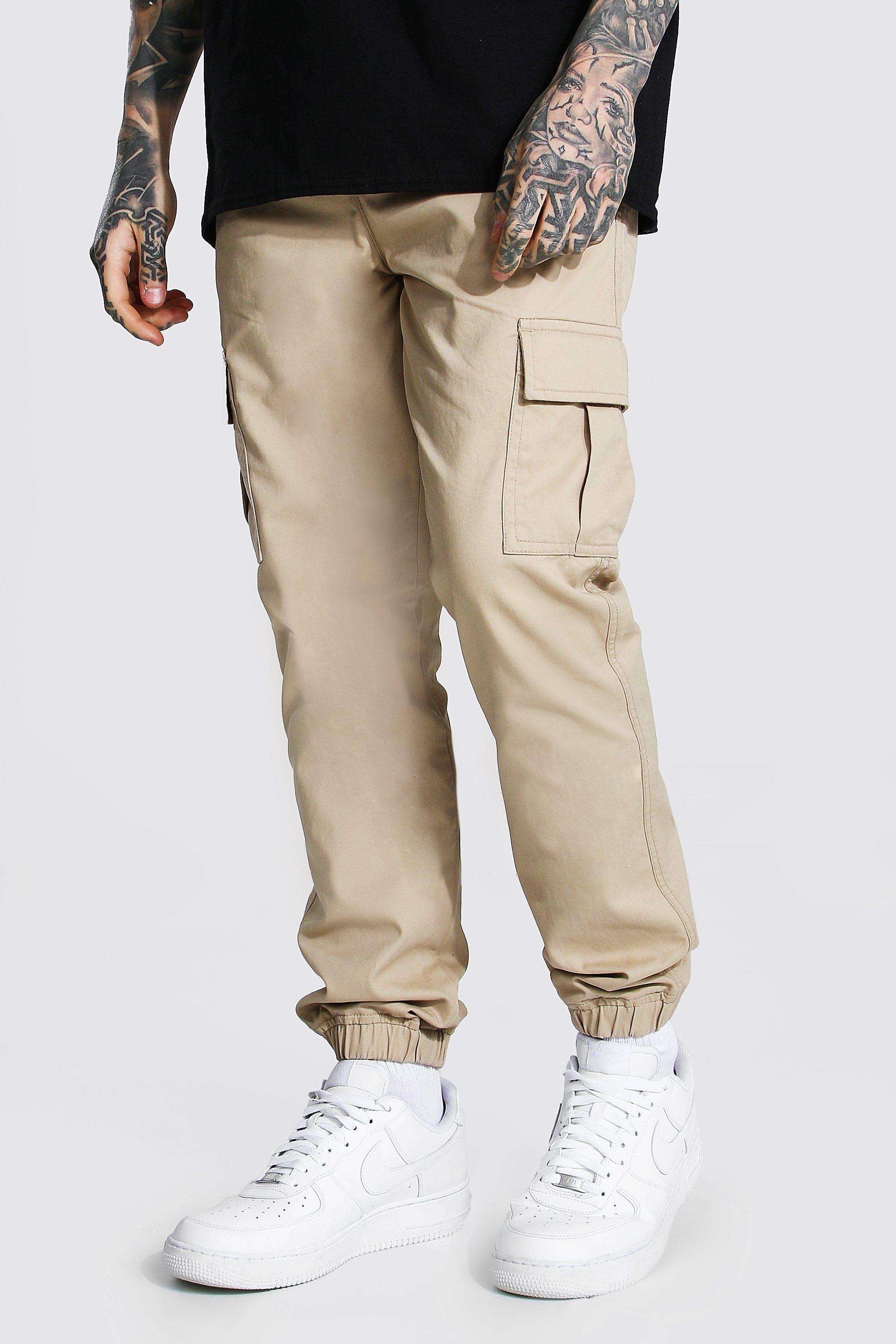 beige combat trousers