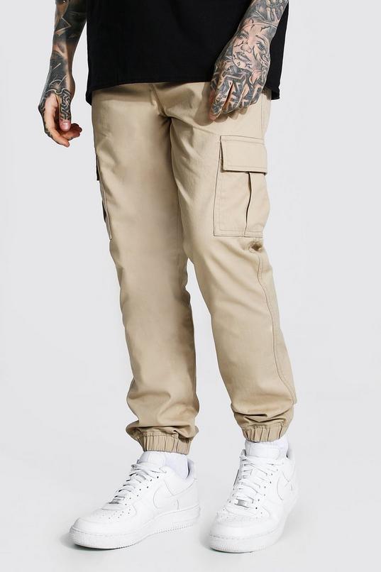 Fixed Waist Relaxed Fit Cargo Trouser | boohoo