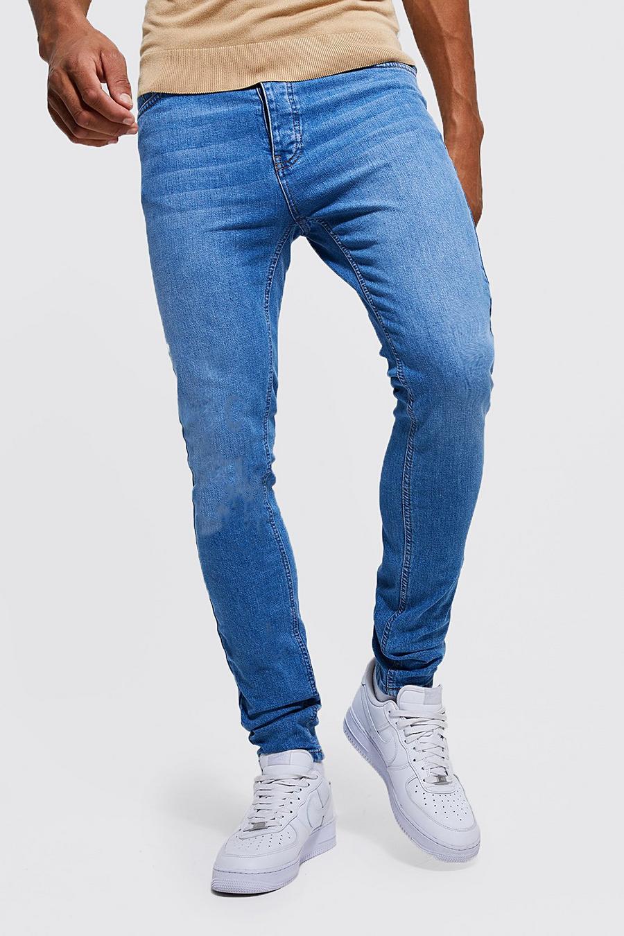 Indigo azzurro Tall Skinny Fit Jean image number 1