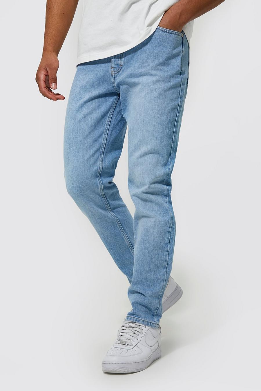 Light blue Tall Tapered Fit Rigid Jean image number 1