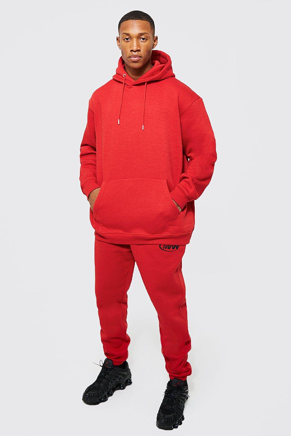 Red mens tracksuits