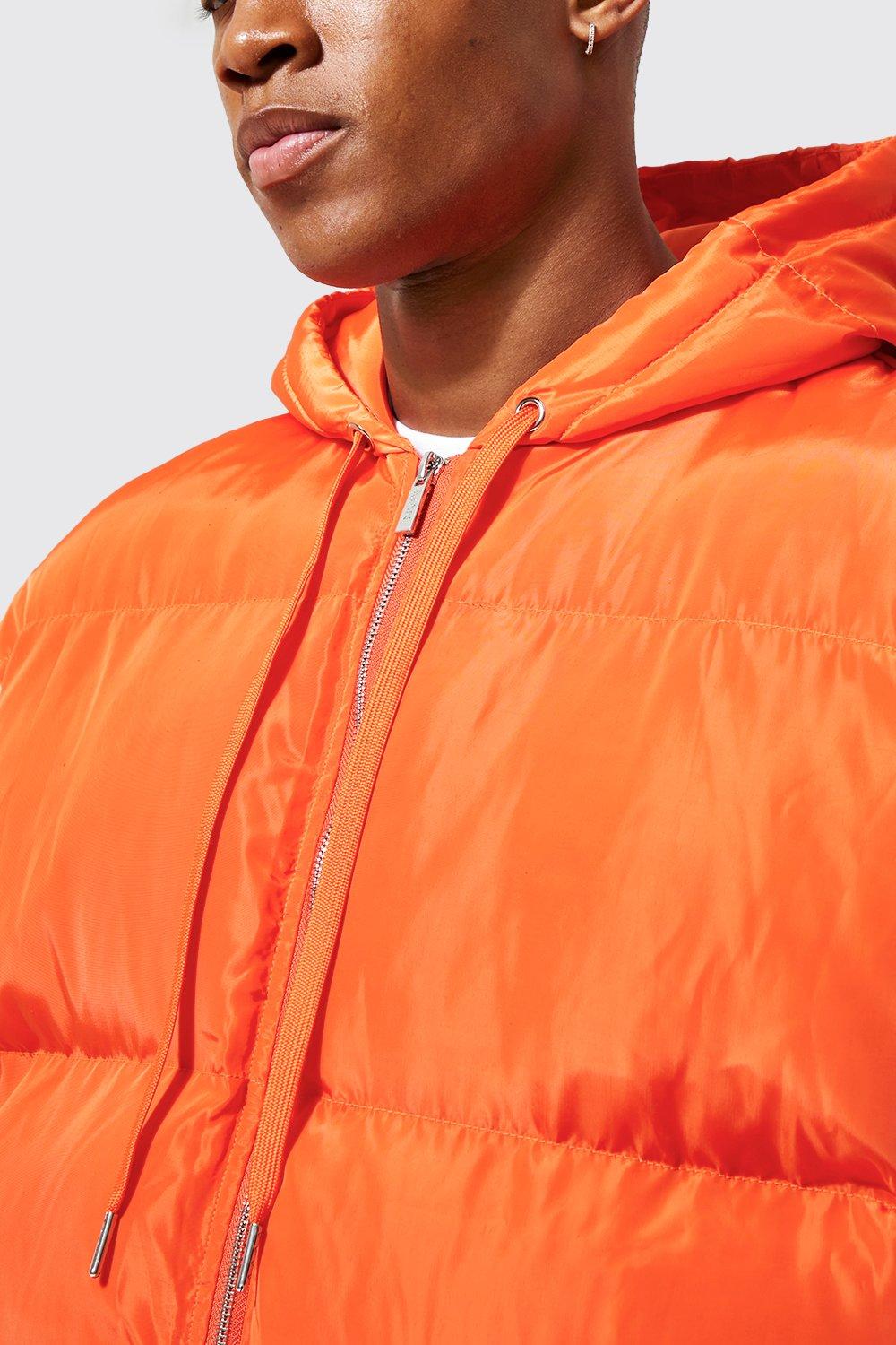 Cheap monday puffer hot sale jacket orange