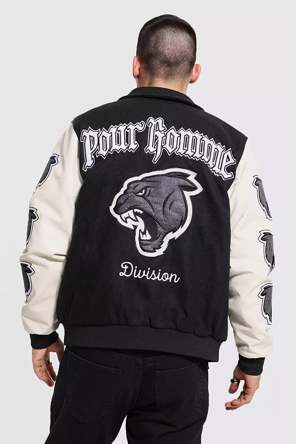 Varsity deals jacket back