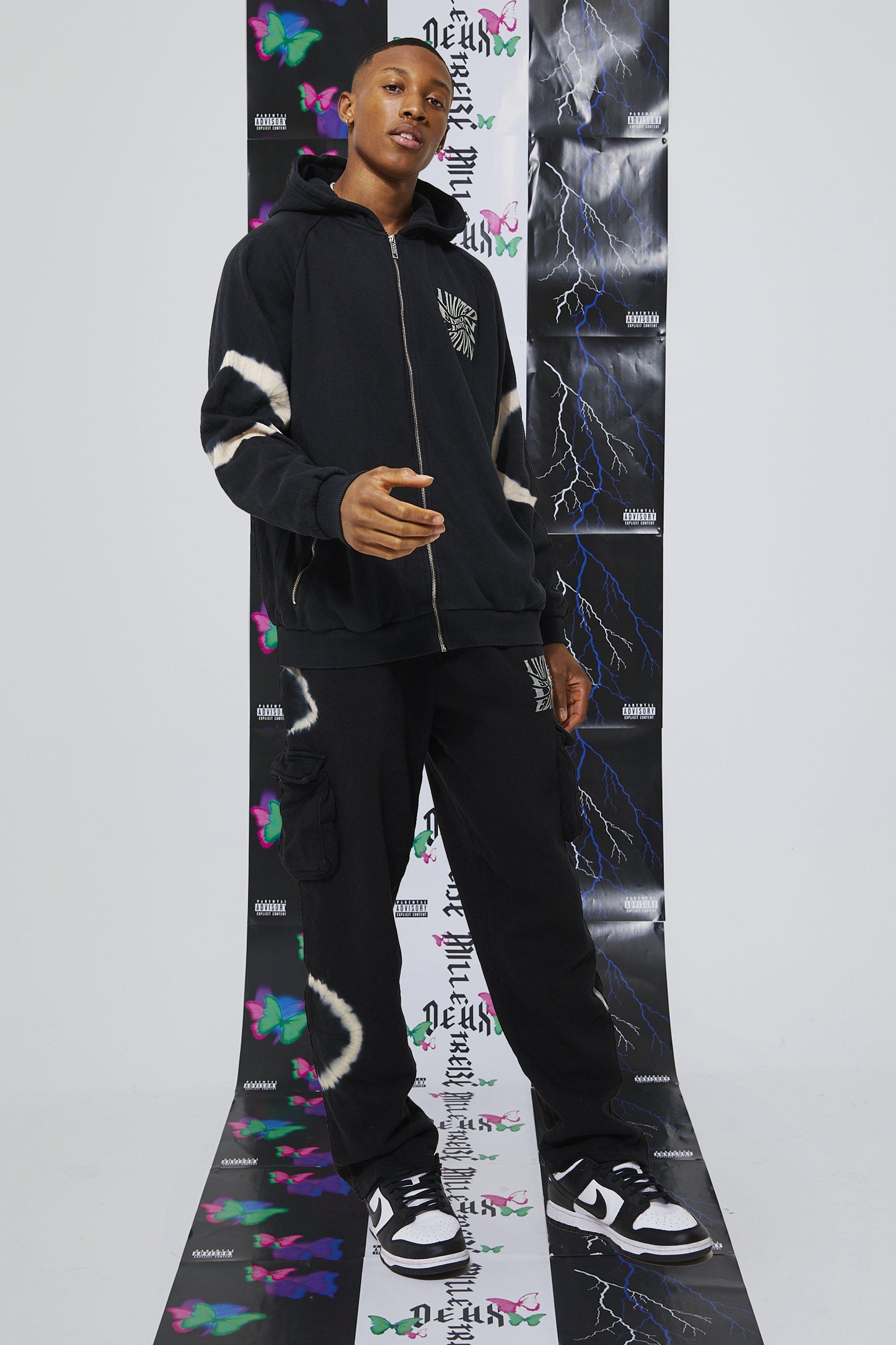 tie dye mens tracksuit