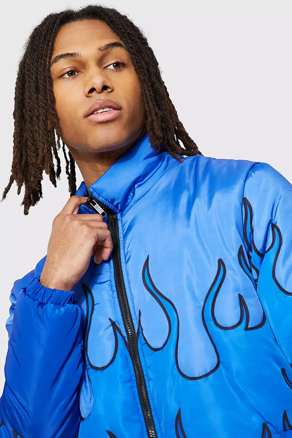 Blue 2025 flame jacket