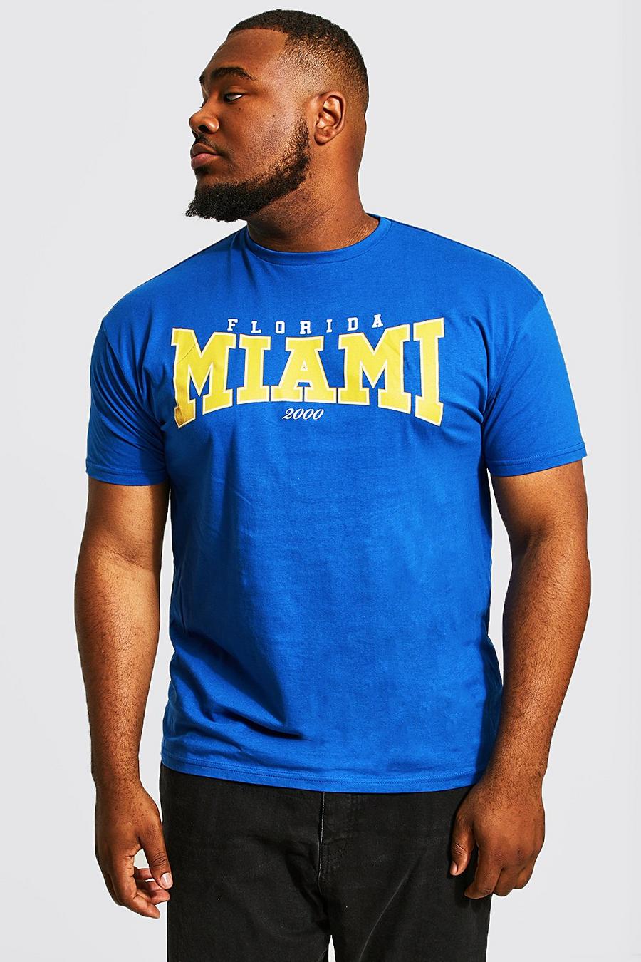Cobalt Plus Size Miami Print T-shirt image number 1