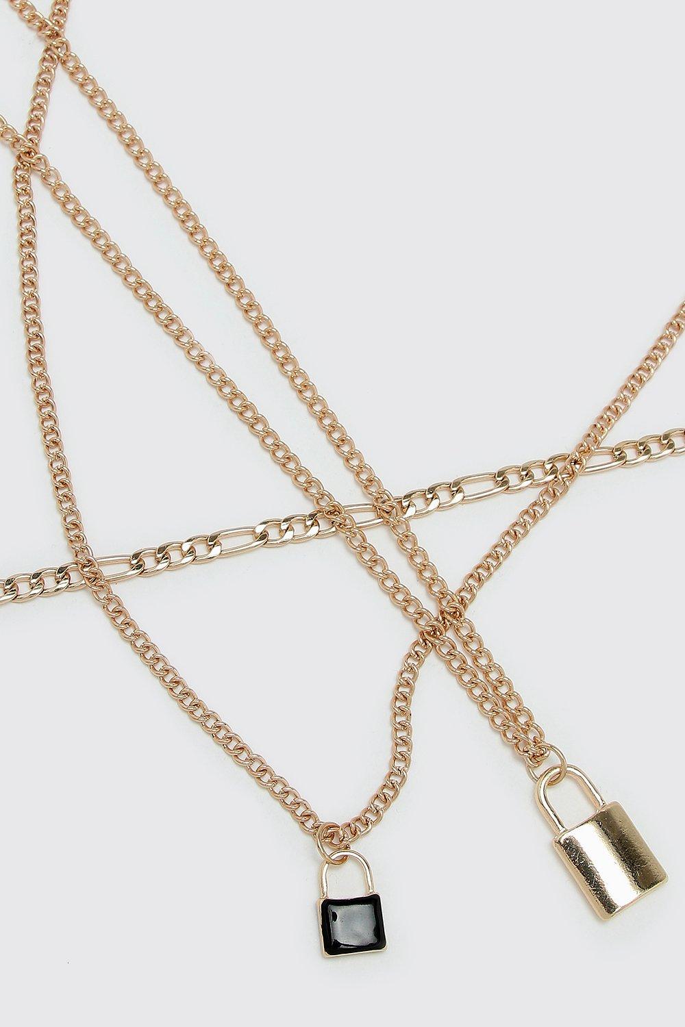 Padlock necklace nz store