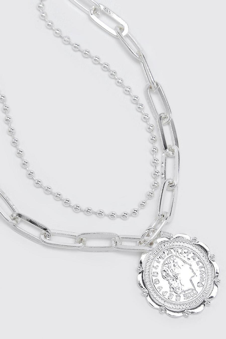 Silver Multi Layered Bracelet image number 1