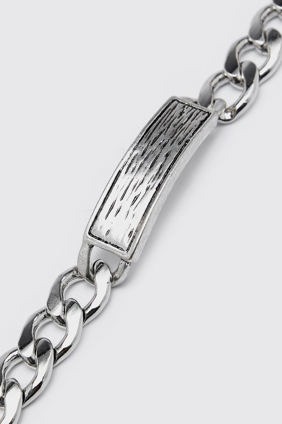 Silver Metal Bar Bracelet image number 1
