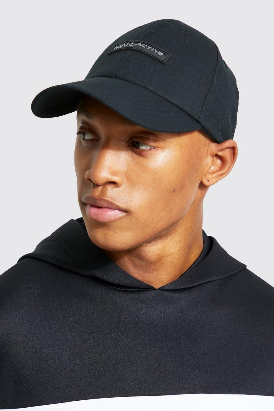Cappello Man Active Gym in nylon Ripstop, Black negro image number 1