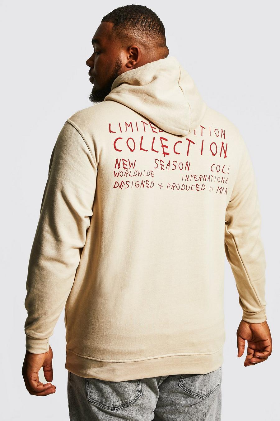 Sand Plus Limited Edition Front And Back Hoodie image number 1