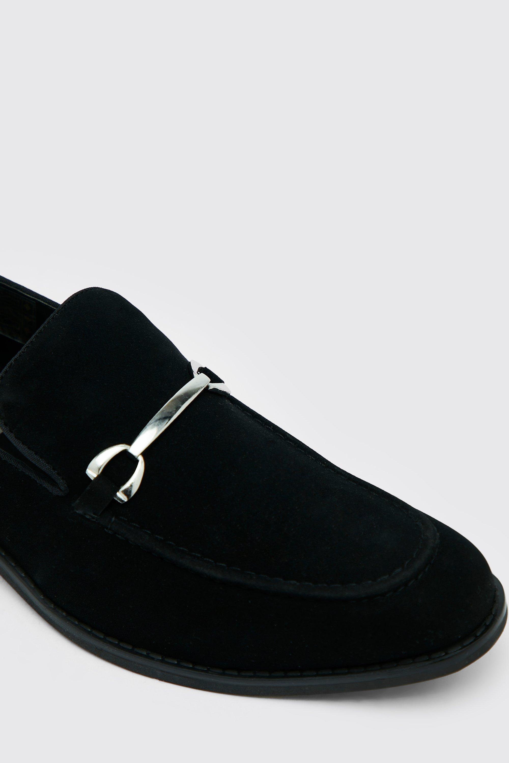 Faux Suede Snaffle Loafer