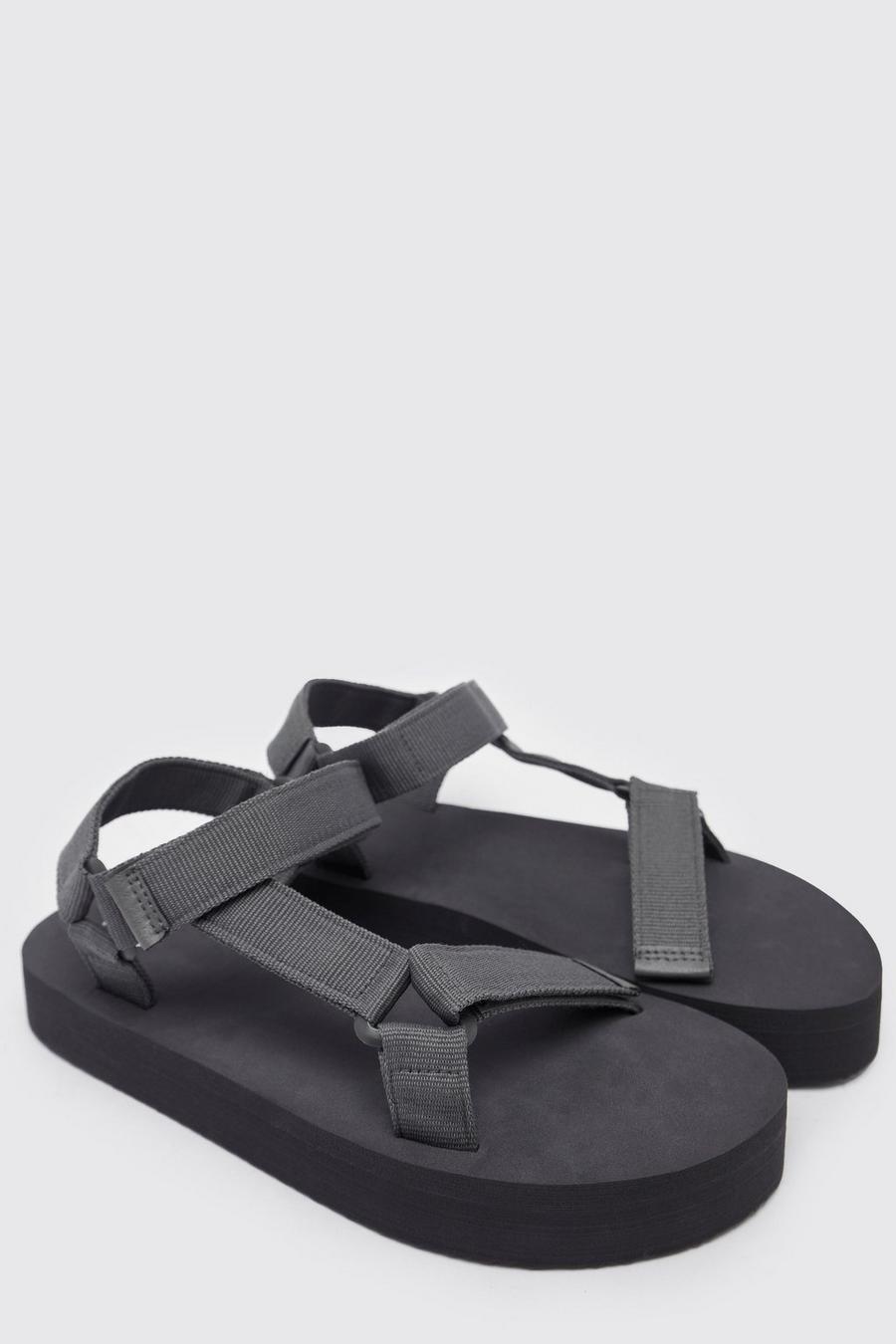 Charcoal grey Technical Sandal
