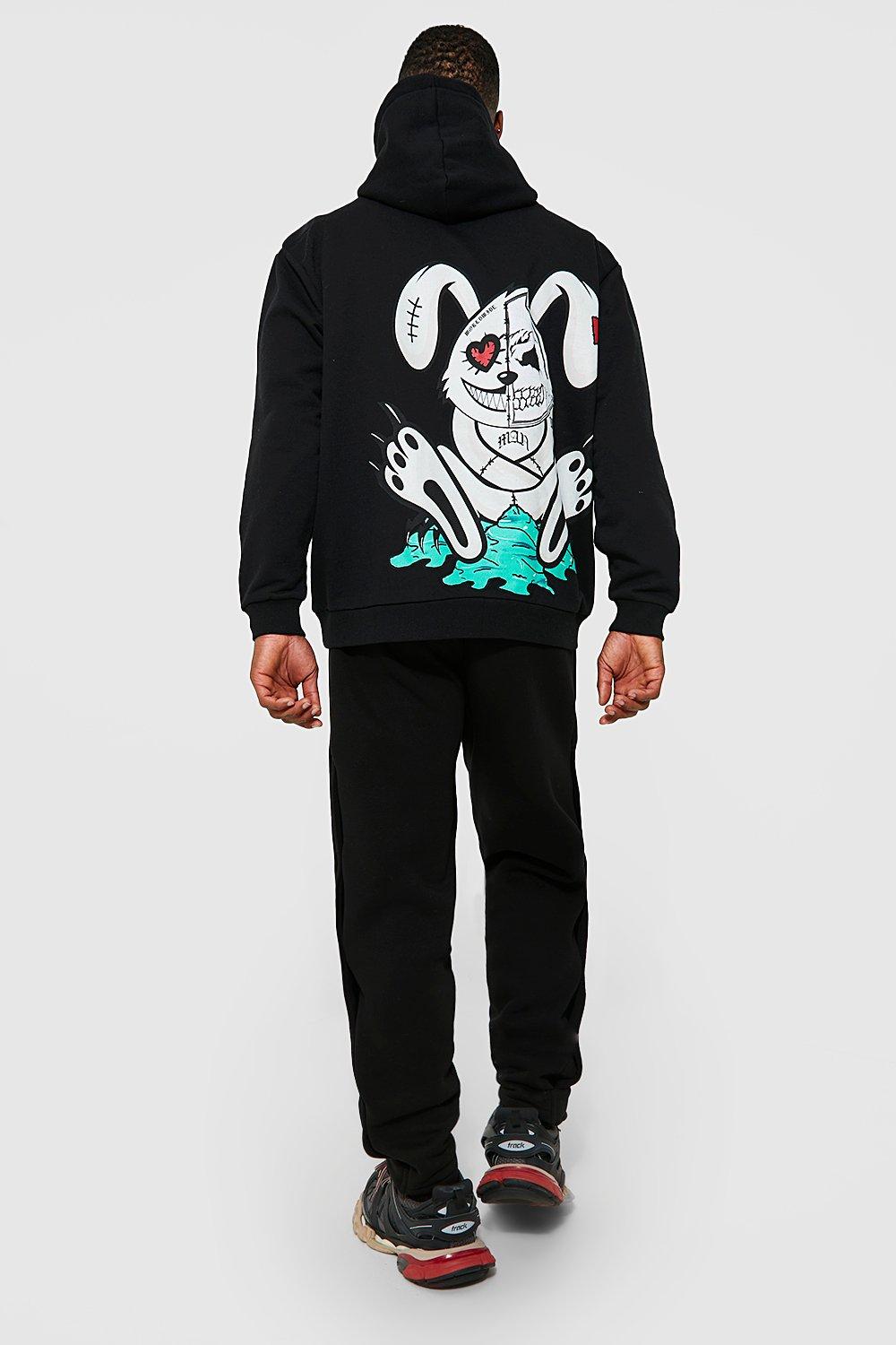 Oversized Evil Bunny Hoodie