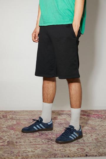 Black Oversized Jersey Short