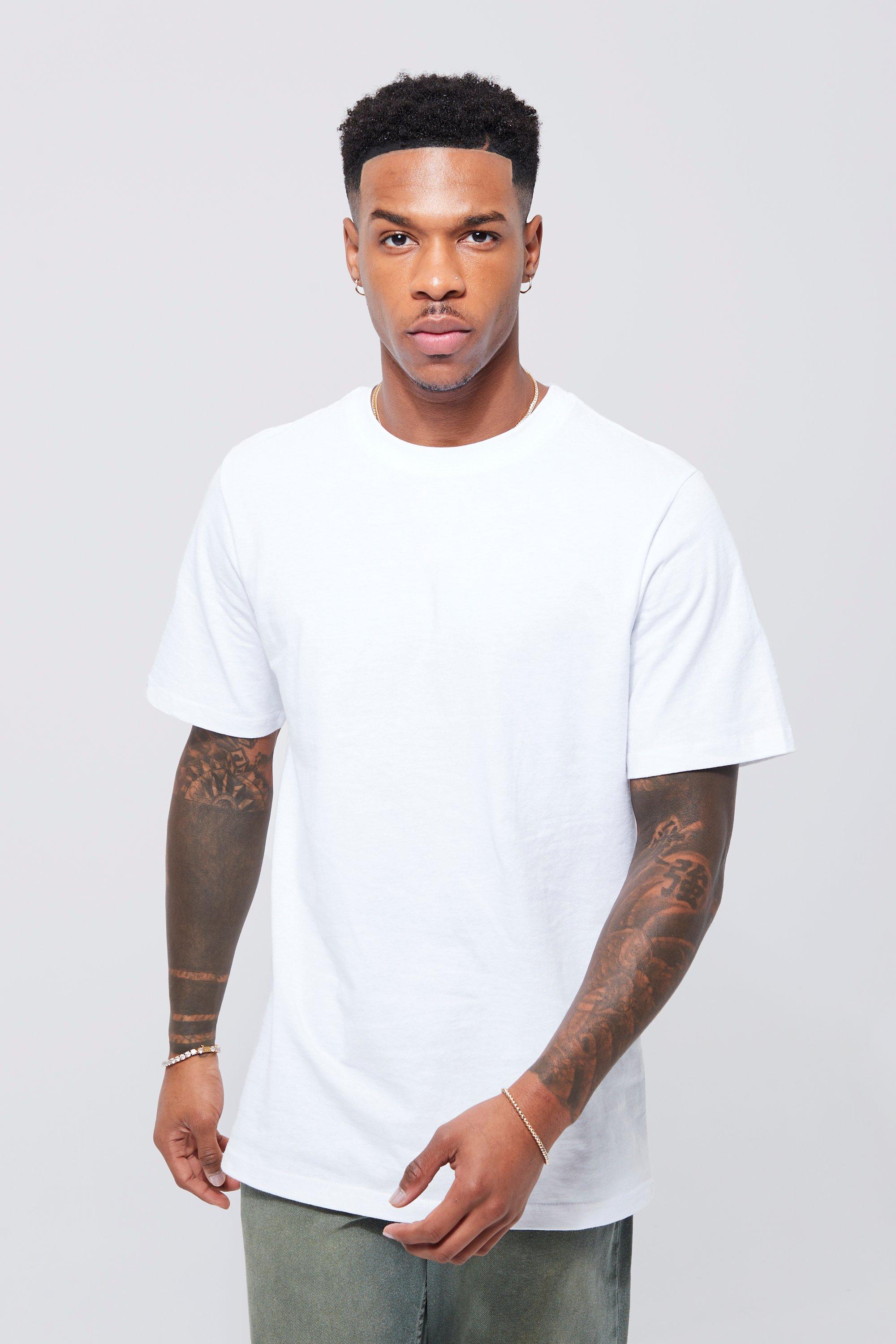 Basic Crew Neck T-Shirt | boohoo