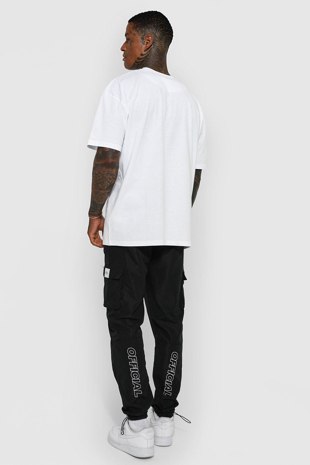 Moleobea Men Y2K Hooded Shirts Short Sleeve Techwear Hiphop