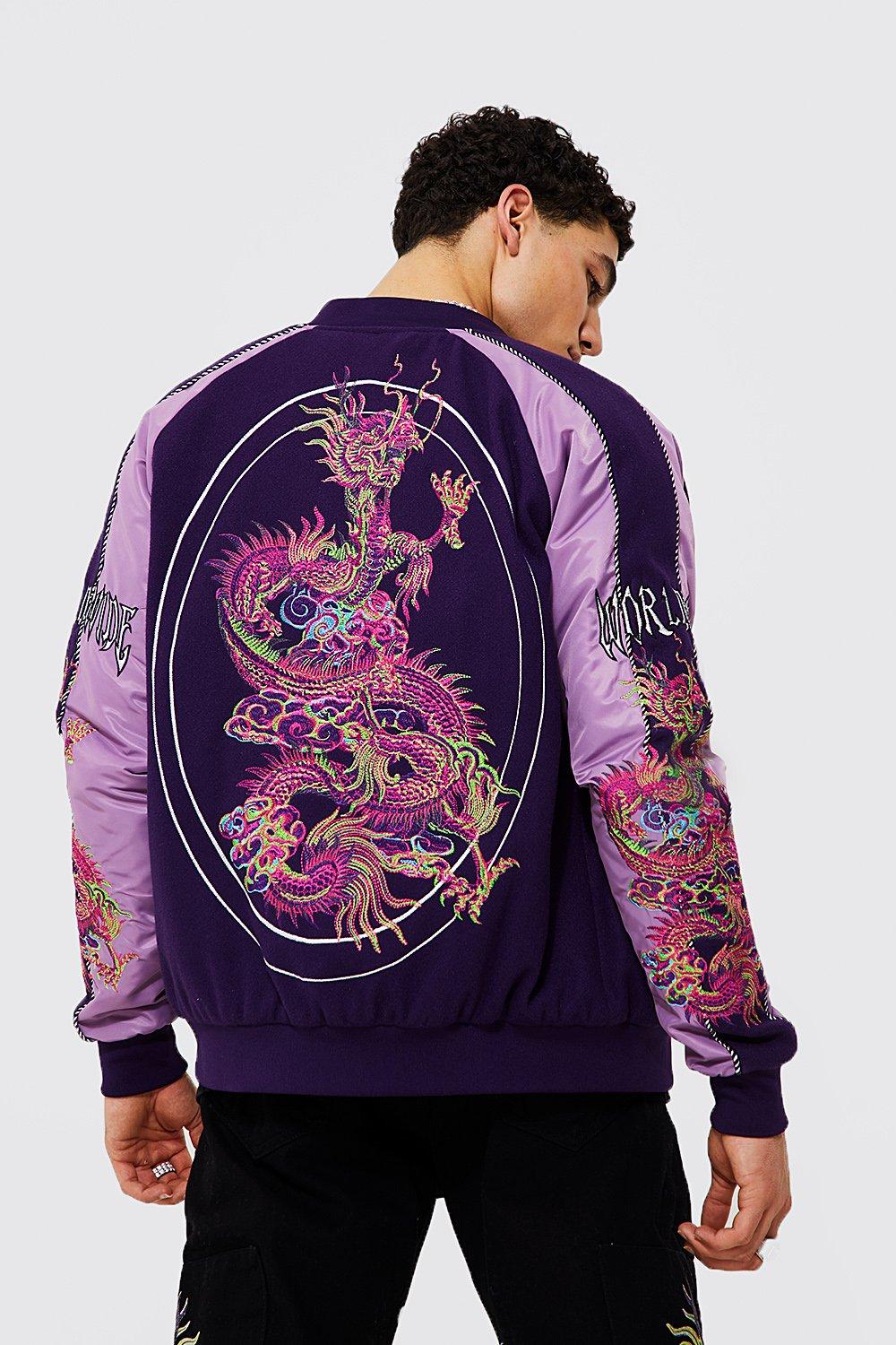 Dragon on sale heren purper