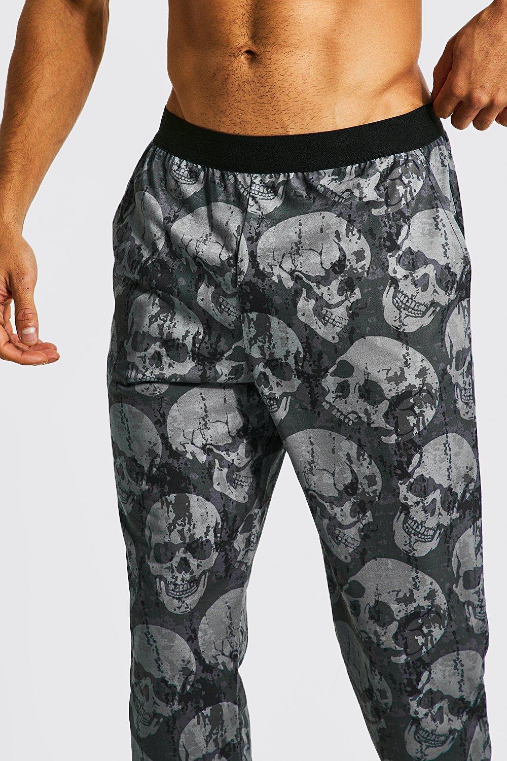 Skull All Over Print Loungewear Pant