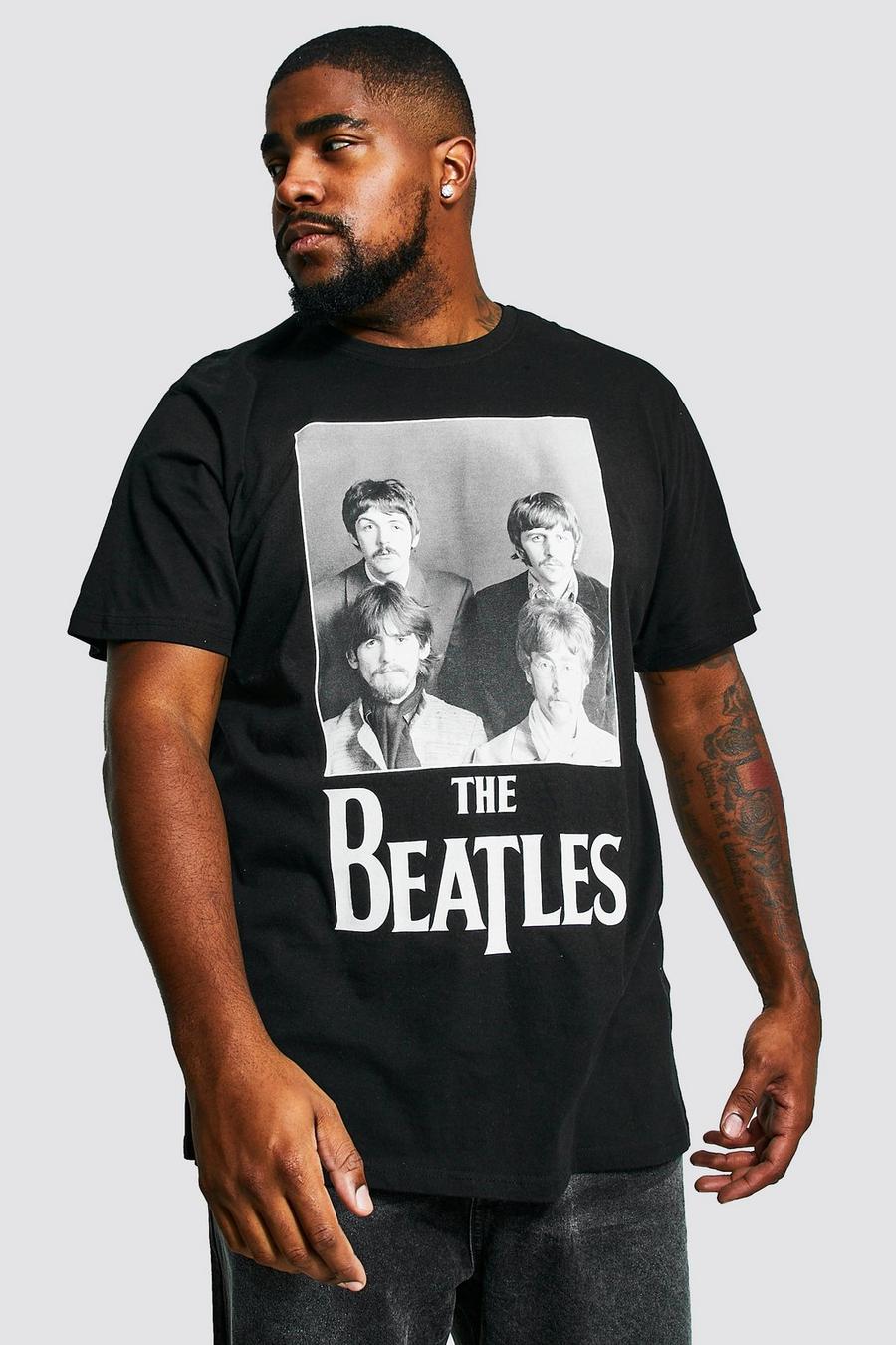Black Plus The Beatles License T-shirt image number 1