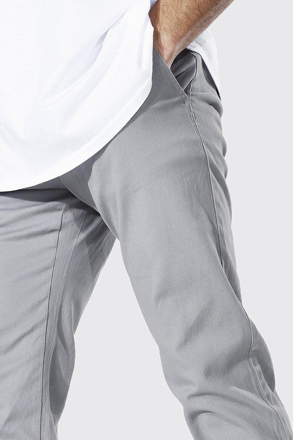 Fixed Waist Slim Fit Chino Trouser