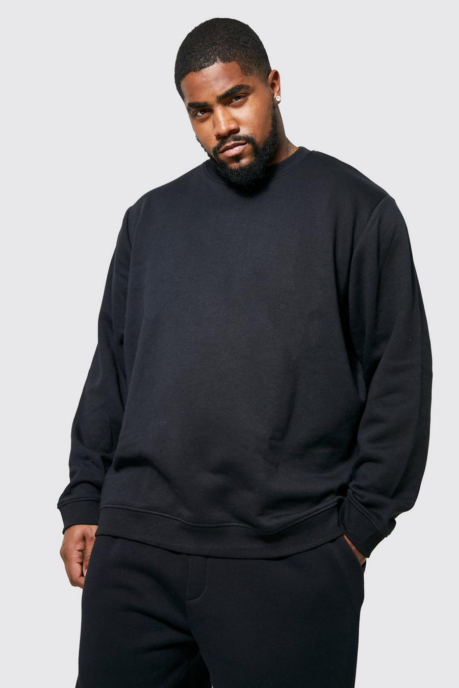 Black Plus Regular Fit Sweater
