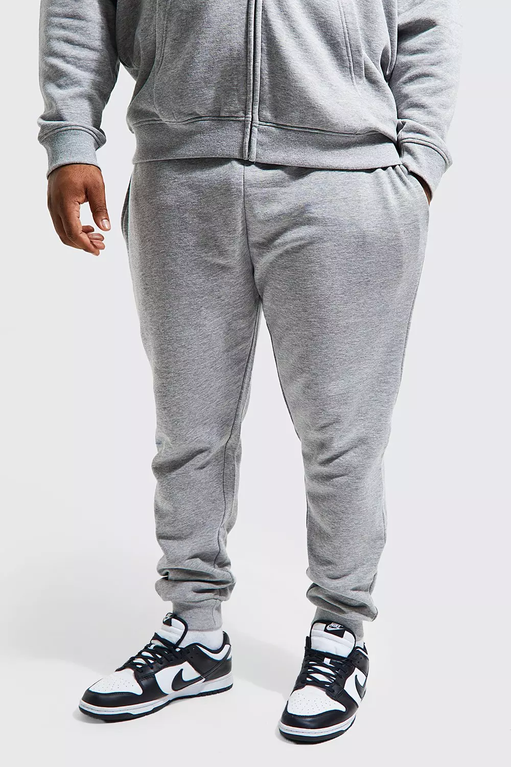 Grey marl Plus Basic Skinny Fit Jogger alternative image