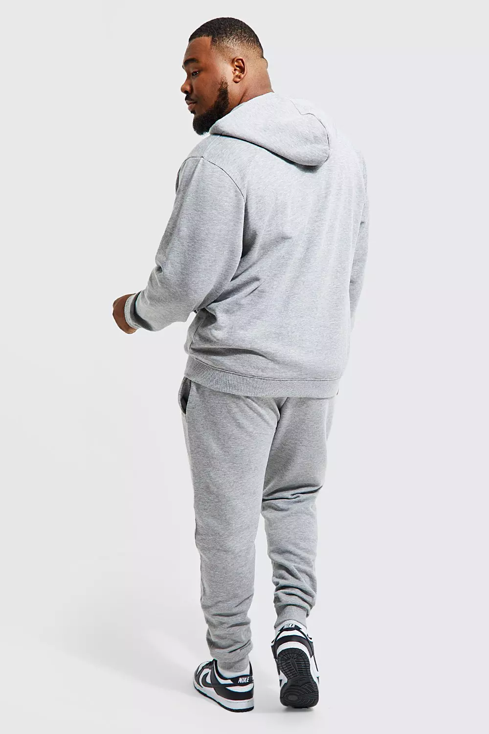 Grey marl Plus Basic Skinny Fit Jogger alternative image