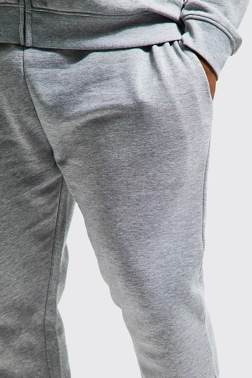 Grey marl Plus Basic Skinny Fit Jogger alternative image
