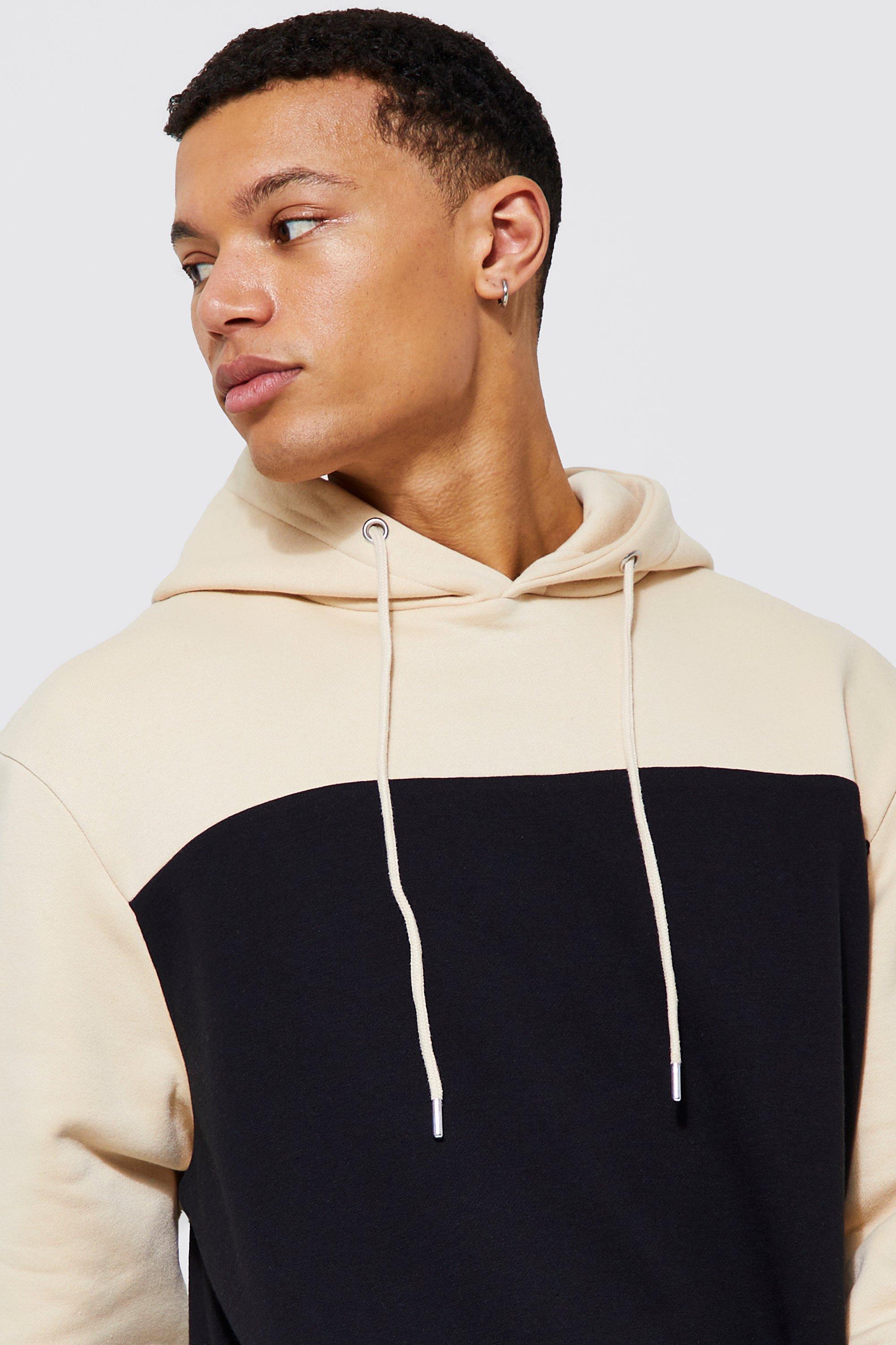 Tall Colour Block Hoodie boohoo IE