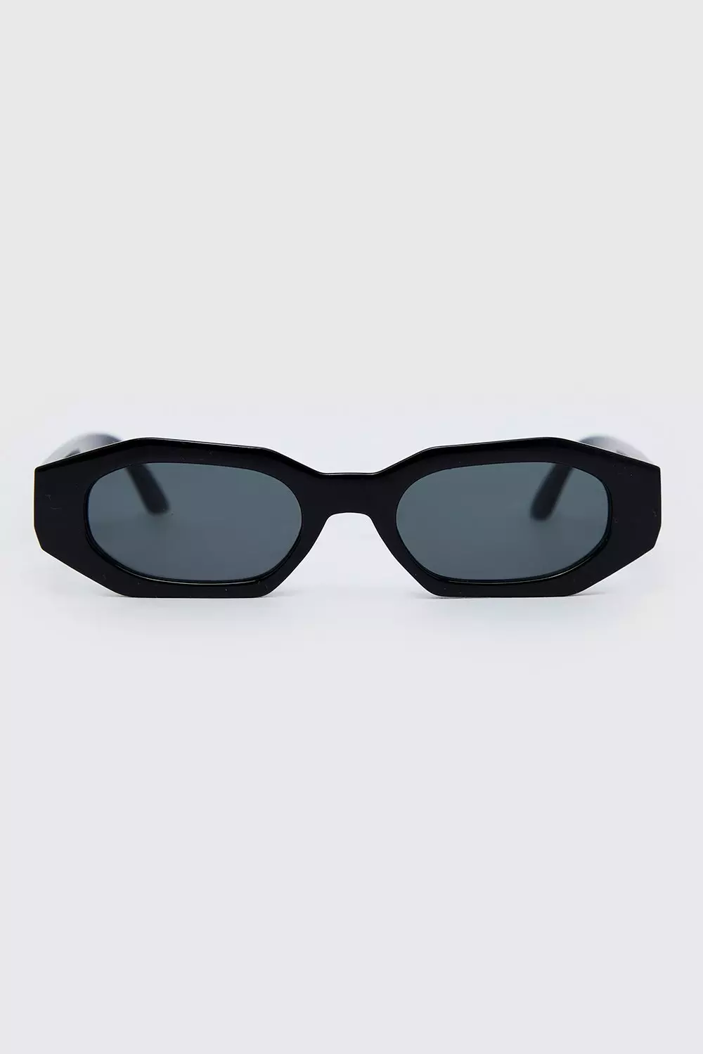 Black hexagon outlet sunglasses