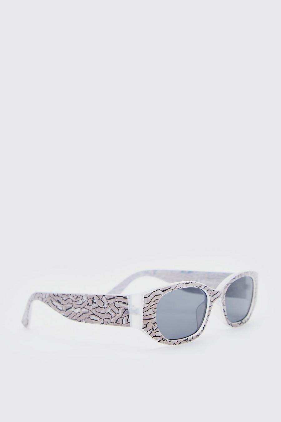 Multi Plastic Iridescent Sunglasses image number 1