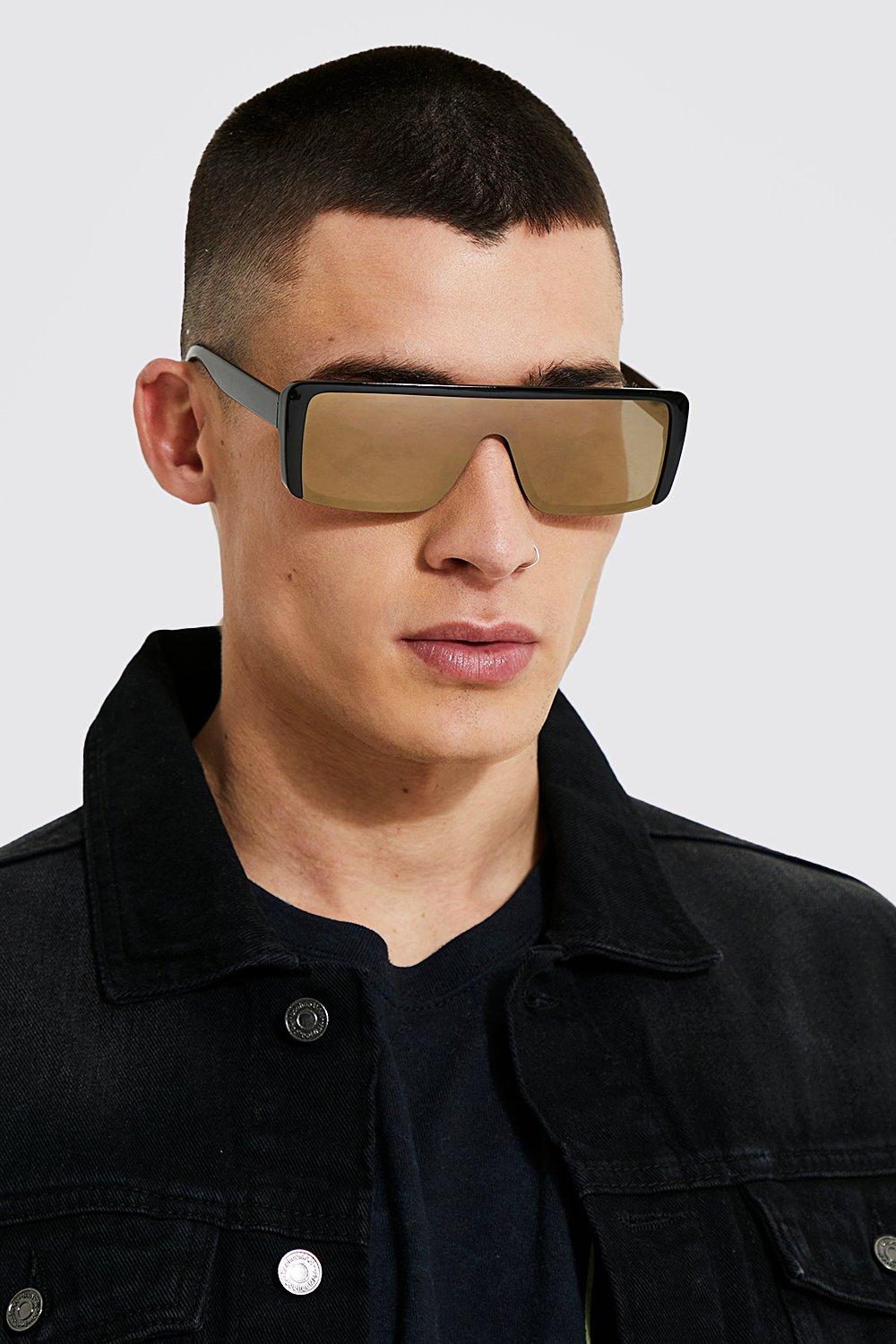 Plastic Flat Top Sunglasses boohoo CA